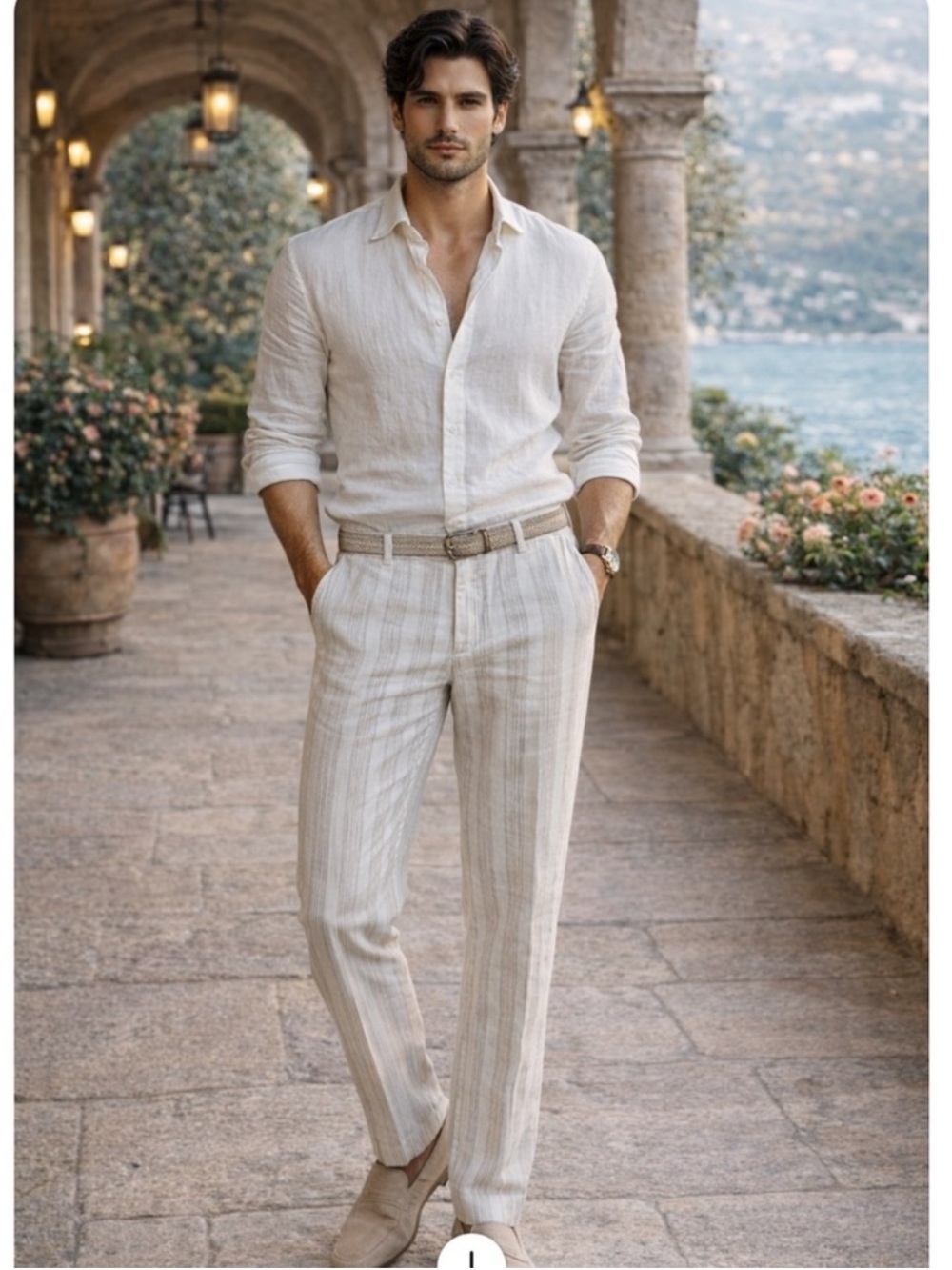 🔥Z Zegna LINEN pants size 40 NWOT price firm!